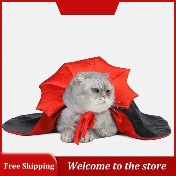 Costumi per gatti Abbigliamento per animali domestici Dreple Drent Vampire Cape Cute Abdest Trend Accessori per cani Halloween Regali