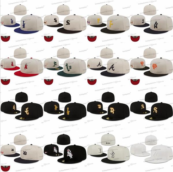 24 Cores 2024 Men Hats de beisebol branco de beisebol masculino ATLANTA COR BRANCO DE TAMANHO DE TAMANHO EXTENAS DE TAMANHO ESCURTO DE ANGELES DARGO DE ANGELES DE BRIM Classic Sports Hat AP13-04