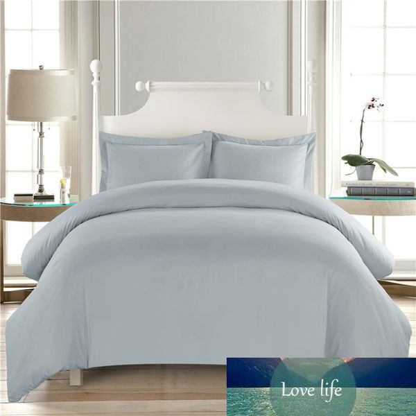 Pure Color White Consold Bedding Sets Hotel Duvet Capa Conjunto King Size Caseira Caseira Caso Caso Decoração Double 231m