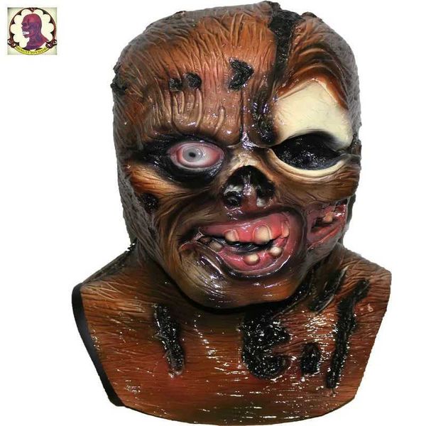 Maschere da festa Jason Voorhees Mask Freddy Krueger Horror Movie Latex Halloween Friday Costume Bloody Hood Q240508