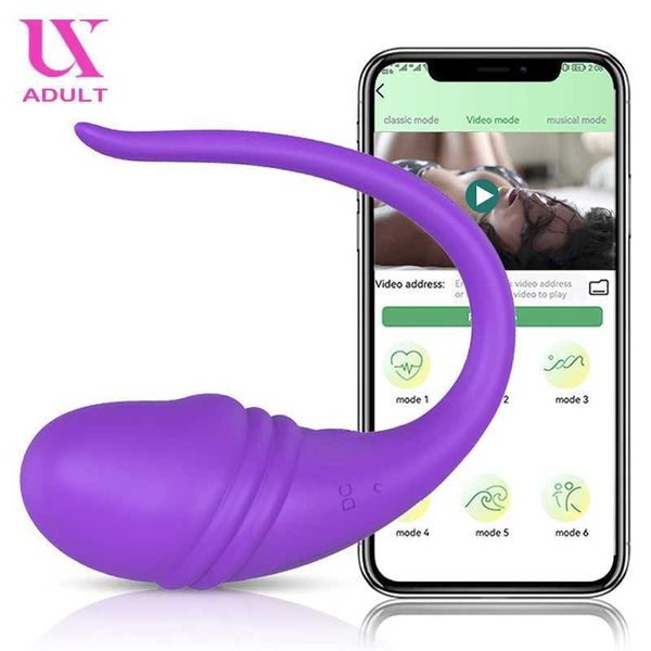 Altri oggetti di bellezza per la salute Wireless Bluetooth App Vibratore per donne Remote Control Dildo G Spot Spot Clitoral Stimolazione che vibra per coppia Y240503