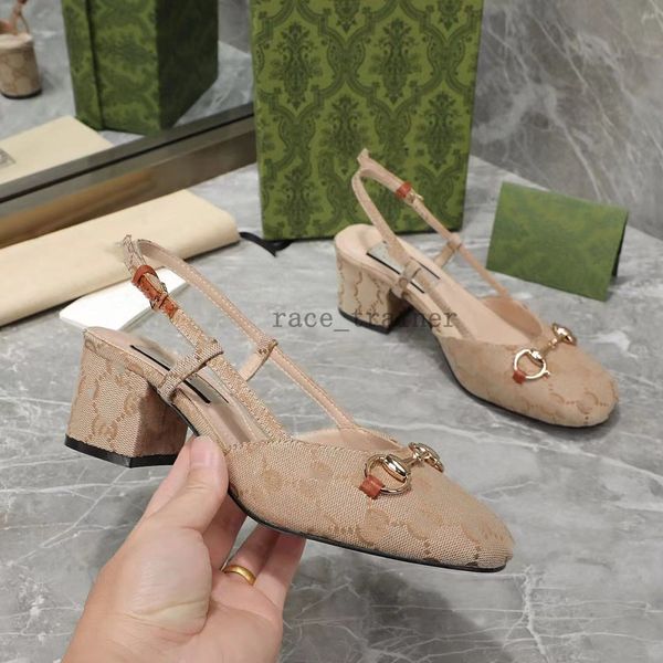 Slingback tacchi alti slingback gucciism scarpe sandali moca