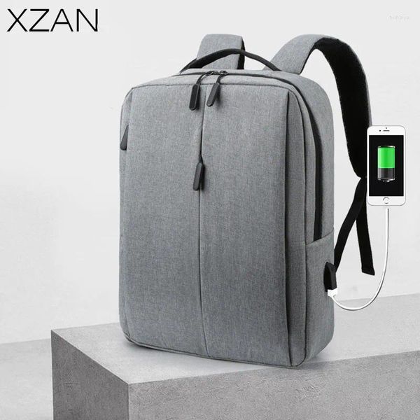 Backpack Multifunctional Student's School's School Masculino Laptop de Negócios USB Bagpack Work Rucksack Bag
