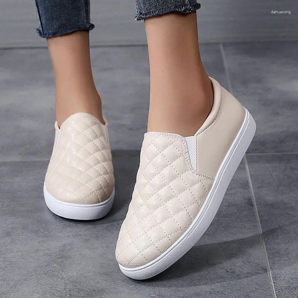 Scarpe casual 2024 Schema singola primaverile femminile europea e americana in stile americano Lefu Anti Slip