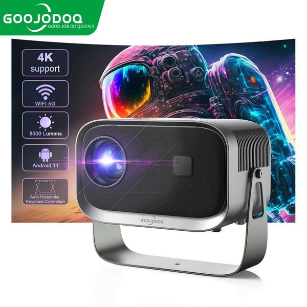 Proiettori Mini proiettore 3D Cinema 3D Portable Home Theater LED Video Proiettore WiFi Mirror Android iOS 1080p Smartphone video 4K J240509