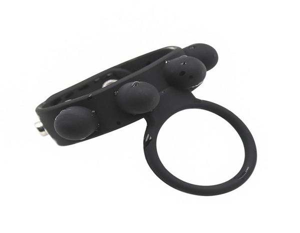 Anelli di cazzo in silicone anelli del pene ritardo di cumming dispositivo cazzo giocattoli sessuali per uomini per uomini prodotti di piacere nero anello di cazzo nero gn2124000478093342