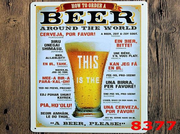 Metall Malerei Bier Poster 4000 Style Corona Extra Zinnschilder Retro Wandaufkleber Dekoration Art Plaque Vintage Home Decor Bar Pub1745799