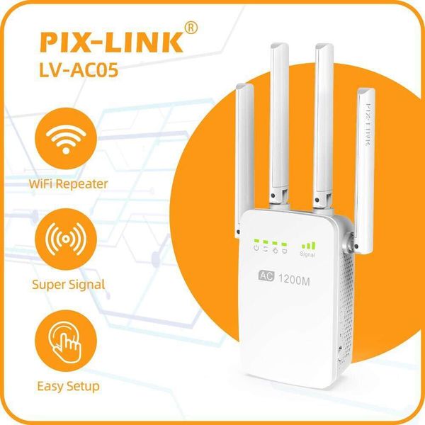 1200m 5,8g de amplificador de extensão de sinal sem fio WiFi de banda dupla WiFi