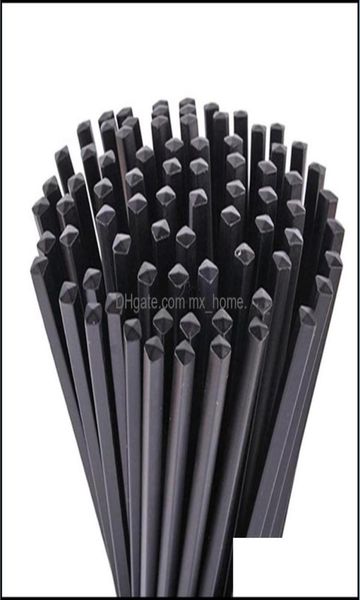 Choquesticks chineses Melamina preta Mosco do restaurante Jantar 235cm Drop Drop Deliver