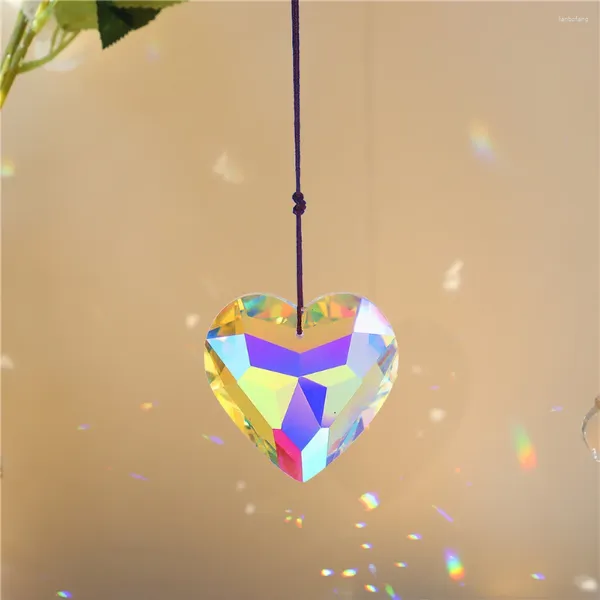 Декоративные фигурки 45 -миллиметровые сердца хрустальный солнце -ловчик DIY Rainbow Prism Penm