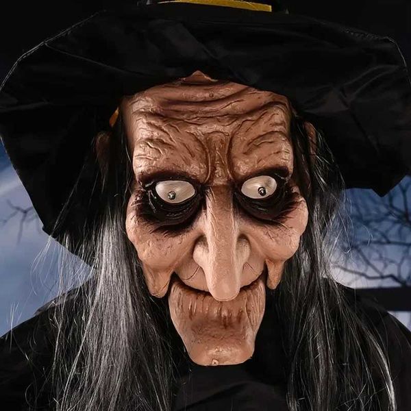 Máscaras de festa Halloween Decorativo Voz de bruxa Controle de voz fantasma Festival House Bar Toy Toy Horror