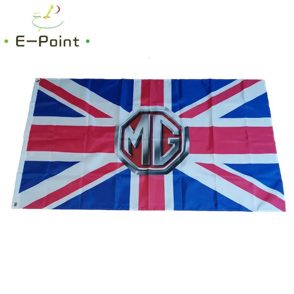 Аксессуары British Mg Car Flag 2ft*3ft (60*90см) 3 фута*5 футов (90*150 см) Размер рождественские украшения для баннеров для домашнего флага подарки