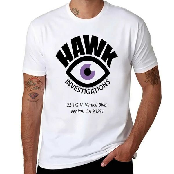 T-shirt maschile Kate Bishop_S Hawk Eye Investigations Magni da uomo Plus Top Animale Print D240509