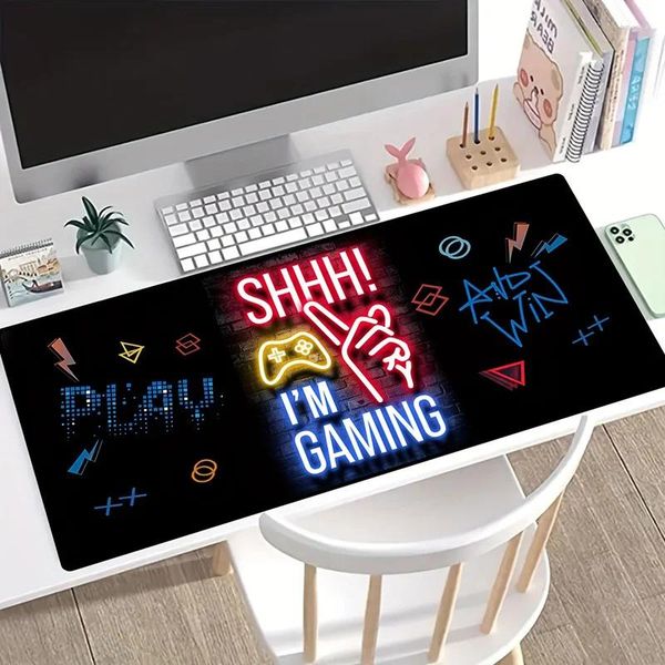 Teppiche Großer Gaming-Maus-Pad-Computer-Tastatur-Schreibtischmatten Anti-Schlupf-Gummi-Waschbeamter Home Office Teppich E-Sports Soft Laptop Mousepad