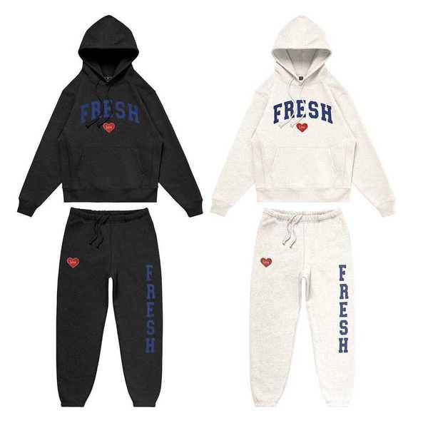 Herren Tracksuits Rniolo Tripletts Hoodies Set Varsity Sweatshirts Frisch Liebe Merch Print Unisex Fashion Funny Casual Strtwear T240508