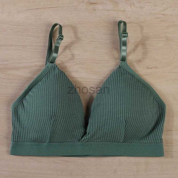 Aktive Unterwäsche Push Up BH Rückenfreier Komfort Bralette Top Sexy Dessous Dreieck Tasse dünne abgelaufene BH -Tanktoper -Top -Top -Unterwäsche Yoga BRAS D240508