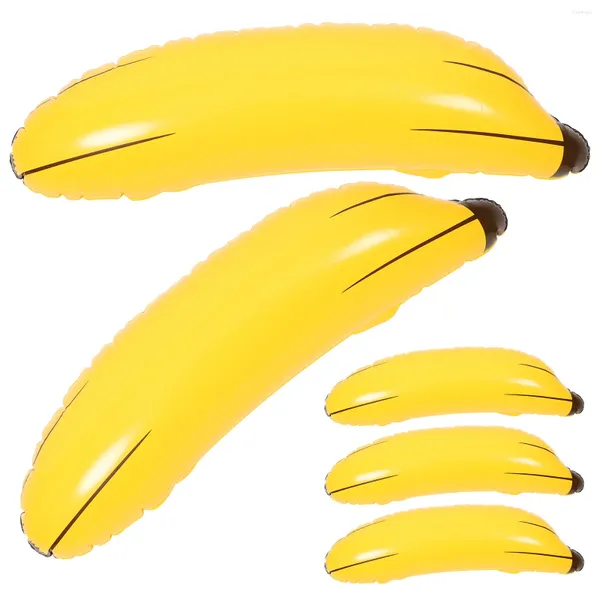 Decoração de partidos Os brinquedos infantis flutuam banana adereços de brinquedo modelo criativo, simular a fruta po prop para