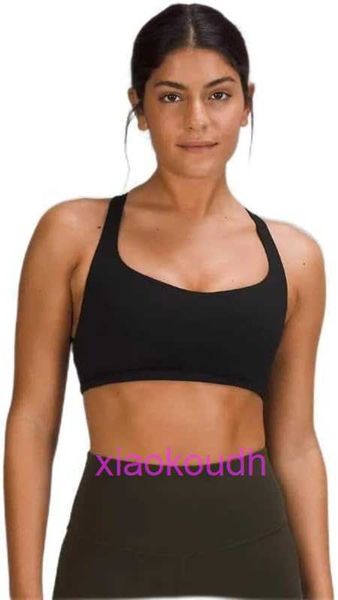 Designer Lul Yoga Outfit Sport Bras Women High Support Zitronenfrei zu wild zu sein, Sportbra