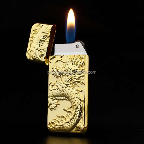 XF Creative Metal Metal Idable Personality Small Meting Wheel Relief Golden Dragon Sier Dragon Flight