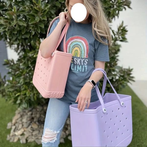 Дизайнерская сумка Bogg Bags XXL Luxury Supper Sacks Silicone Sate Mag Sucte Lummer Summer Silicone для женщин EVA Пластиковые модные водонепроницаемые HE04 CB4