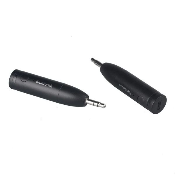 2024 Bluetooth 5.0 Car Kit Mini 3,5 mm Jack Aux Hands -Free Stereo Music Audio Receiver Adapter für Autoporporte -Lautsprecher - für Automusik