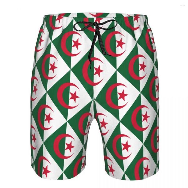 Shorts masculinos esportes masculinos esportes esportes fitness basketball jogging man lose calça curta bandeira argelina