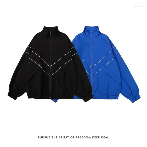 Jackets femininos 2024 Janta de vento japonesa solta jaqueta de ventos de mangas compridas