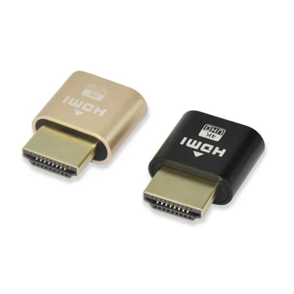 1PCS VGA VIRUTIA DISIME Адаптер HDMI-совместимый 1.4 DDC EDID DUMMY PLACK HEAD HEAD HEAD-DISPLE