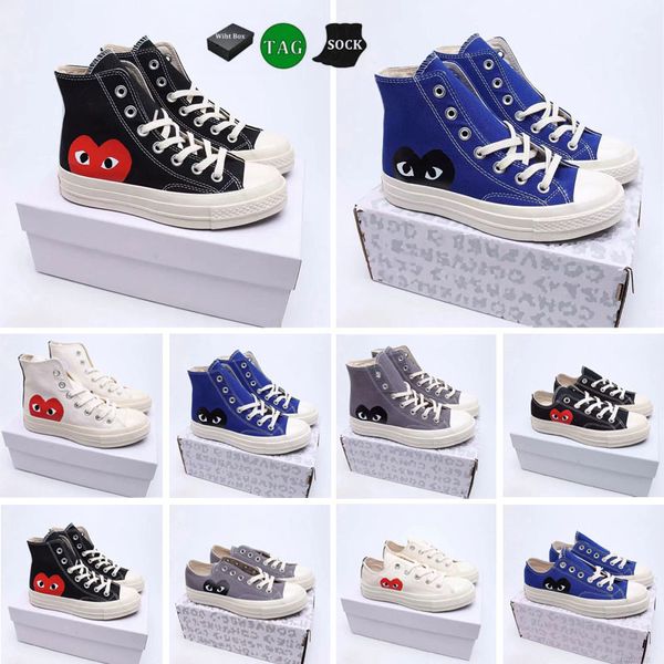 Designer Canvas Casual Shoes for Men Women 1970 Chucks All Starrs 70 Sneakers Conversioni Fashi