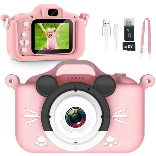 Birthday Toy Christmas Kids for Camera da 2000w telecamere HD Game Educational Video Slr Selfie Digital Mini Toys Children Pixel Gift Tuckd