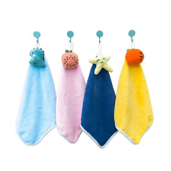 Asciugamani da 30*30 cm Cartoon Animal Baby Hand Hand Man per neve per bambini Asciugamani per lavaggio per lavaggio per asciugamano per le mani un regalo di Natale