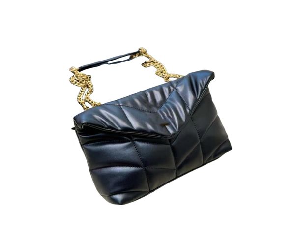 Designer Bolsa de crossbody para mulheres Lou Lou Lou Purse Classic Flap vintage Denim Bag Bag Gold Hardware Chain Bolsa de ombro Quilling Messenger carteira