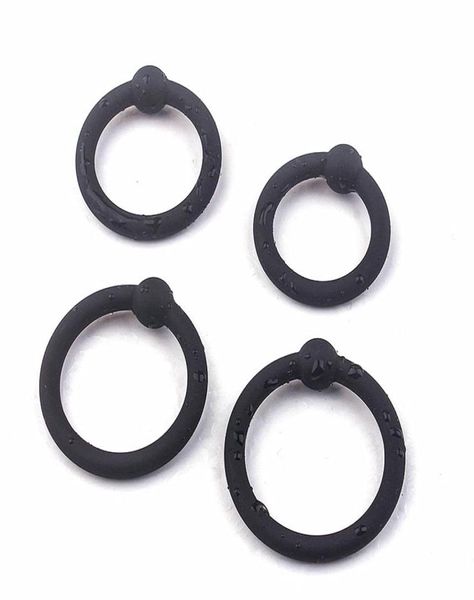 Massaggio 4 pcsset anello di cazzo in silicone per uomo manicotto di blocco del pene elastico prodotto adulto ritardo maschio giocattoli sexy per uomini cock2819628