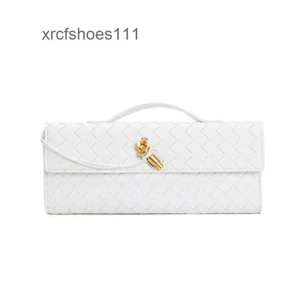 Сумка одиночное замк Botteggs 2024 Lady Clutch Clutch Sacks Long Made Long Women Woven French Diagonal Adware New Cross Venets Andiamo Buckle Logz кошелек 5Z6G