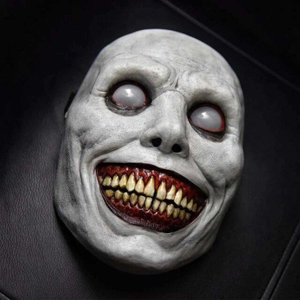 Partymasken Halloween Zombie Maske Requisite Hass Ghost Hedge Realistic Make -up Langes Haar Terror Geschenk Q240508