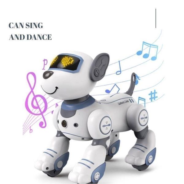 Подарочные животные робот для глаз Электронные малыши играют PET Cute Interactive с ElectricRC Sound Musical Dog Led Sographable Toys Puppy CRBC