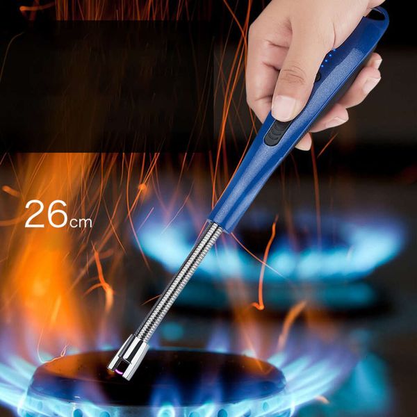 DH Creative Creative Bending Kitchen Igniter Pulse Electronic Cigarette Flete USB Charging personalizado leve