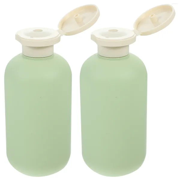 Dispensador de sabão líquido 2 PCs Shampoos Gel Recipientes de Gel de Gel para produtos de produtos de higiene