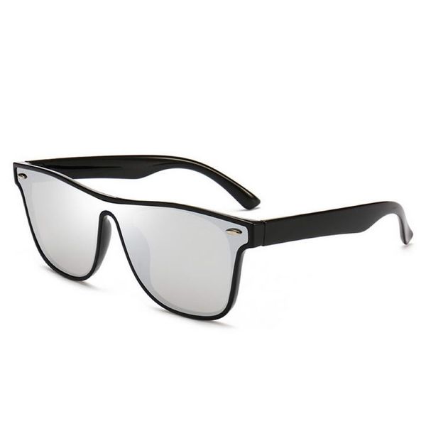 Lusso- occhiali da sole in fiamme alla moda uomini da donna cool flash solari da sole designer mirror black cornice gafas oculos de sol con casi vendita 227m