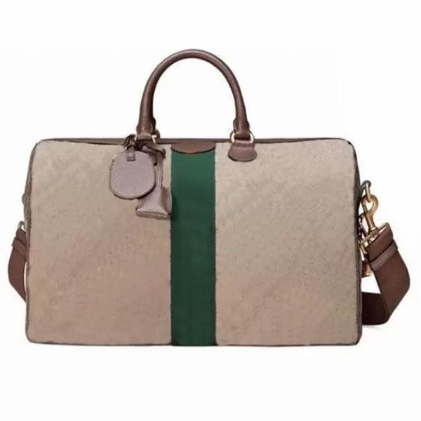 2022 Duffle Bags 45 см женщины туристическая сумка мужчины классическая дуфельская рулонная мягкая ручная багаж