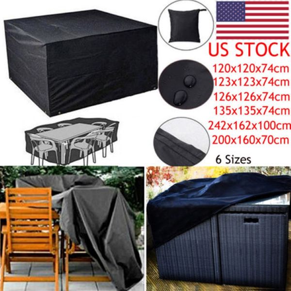 Brandneuer Stil Hochleistungswaterdes wasserdichtes Rattan Cube Outdoor Cover Garten Terrassenmöbel Sofa Haus 293p