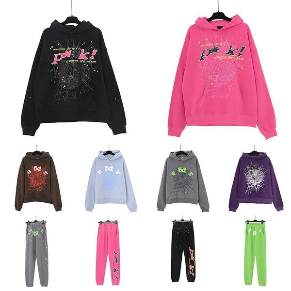 Hoodie Herren Womens Pink Black Fashion Designer Hoodies Hosen Anzüge Set klassische T -Shirts Tees Kleidung Sweatshirts T Shirt