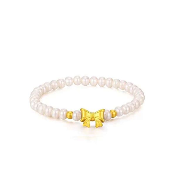 2024 Primavera nova pulseira de pérolas sargentas Niche de luminoso Fairy Wind Pearl Bracelet DIY Pulseira de personalidade