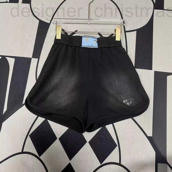 Shorts femininos Triângulo Triângulo Summer Elastic da cintura Casual Casual Sports Sports Sports para mulheres OWGK