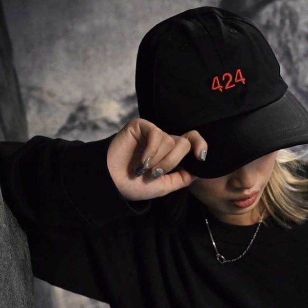 Caps Hats Frog Drift Streetwear Summer Bordado 424 Fourtwofour Sun Ajustável Moda casual Black Mens Baseball Hat D240509