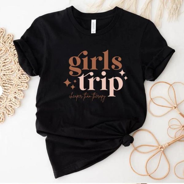 Magliette da donna girl shirt gang gang gang t-shirt weekend sister tee femminile vacanza moda estate tops casual