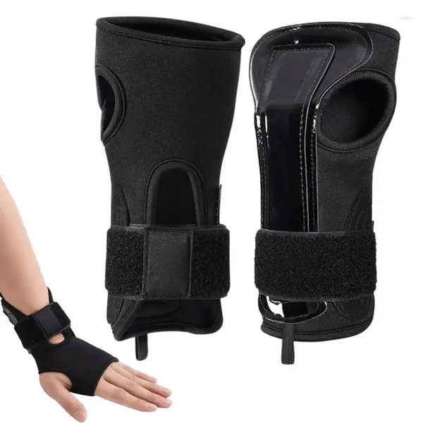 Suporte de punho Equipamento de esqui Brace de mão respirável com proteção de proteção Plact Palm Pad fornece para patinar