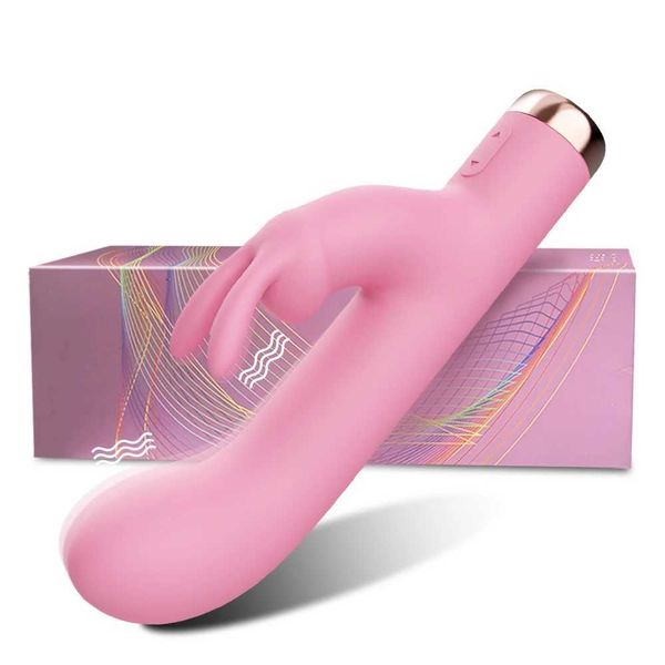 Andere Gesundheit Schönheitspunkte Mächtige G-Punkt-Kaninchen-Vibrator für Frauen Mini Dildo Clitoris Stimulator Masturbation Silikonwaren für weibliche Erwachsene Y240503VF0U