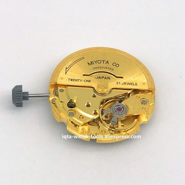 Strumenti di riparazione kit Giappone originale per Miyota 8200 8205 8215 Movimento automatico 21 Gioielli Sostituzione Orologio Nupponi di ricambio doppio singolo 266i