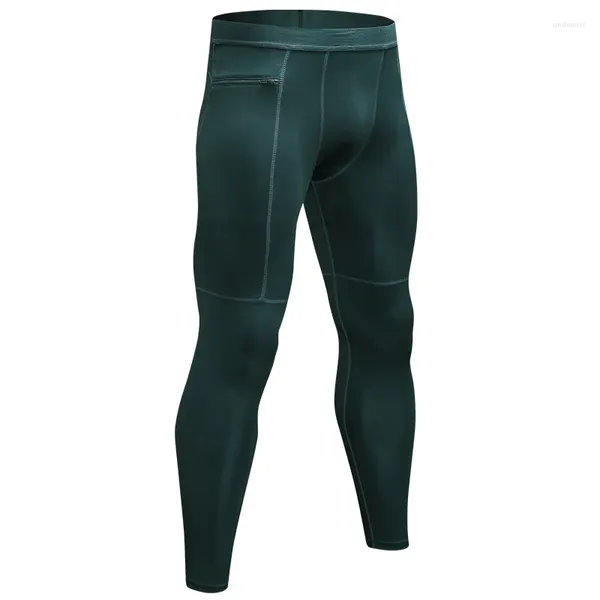 Calças masculinas Cody Lundin Comprimento do tornozelo masculino compressão Fitness Youth Youth Outdoor Bodybuilding Exercício Base Camada de Base Leggings